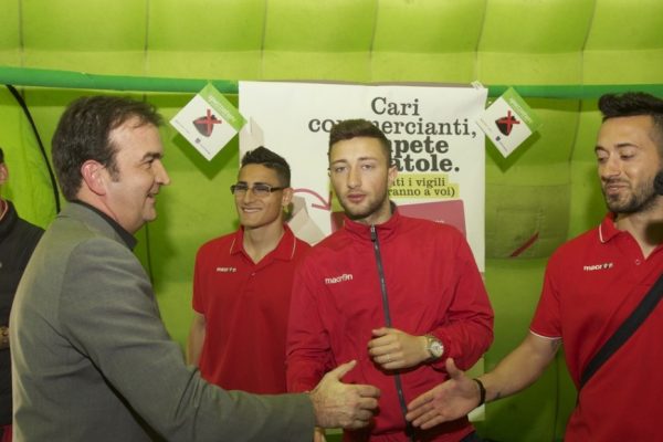 Anche i Lupi all’inaugurazione del Palacomieco a Palazzo dei Bruzi