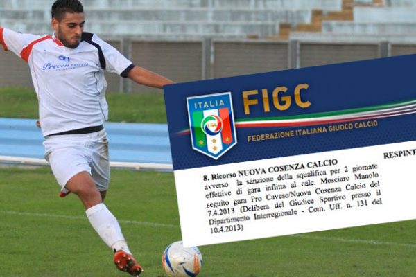 Respinto il ricorso per Manolo Mosciaro