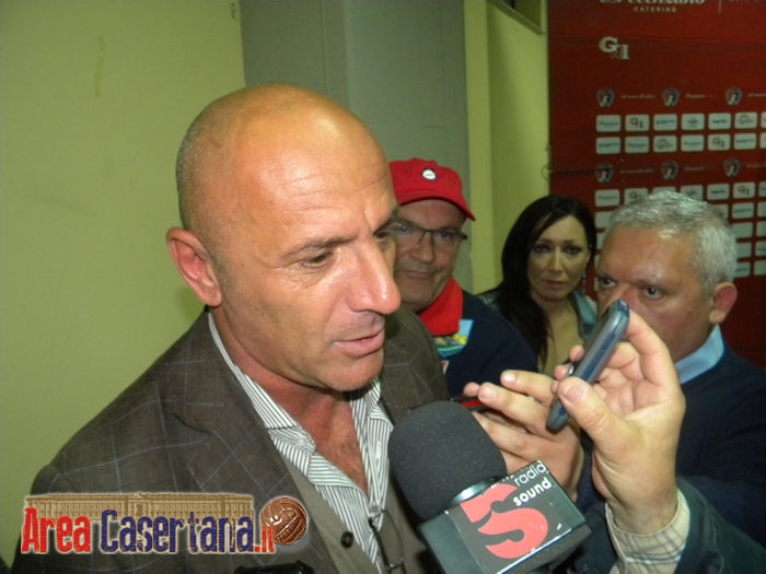 Il tecnico della Casertana Maiuri: “Ripescaggio? Noi ci crediamo, il Matera è fuori e in estate ci saranno grosse rivoluzioni”