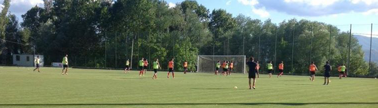 Pescina/sesto giorno. Oggi due partitelle. Giovedì prima amichevole contro l’Atletico Pretura