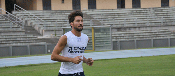 L’esterno sinistro Mirko Palazzi (’87) al Cosenza. A Rimini nelle ultime tre stagioni, è titolare della Nazionale di San Marino