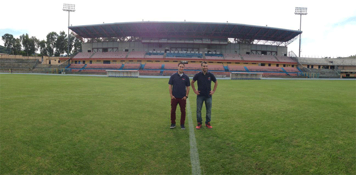 Il Cosenza Calcio saluta Adam e Vito, i due Lupi canadesi, che realizzano il sogno di vedere il San Vito e il Cosenza dal vivo