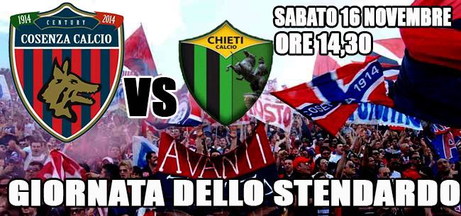 Cosenza-Chieti: Curva Sud a 8 euro in prevendita fino a domani. Sabato Giornata dello Stendardo