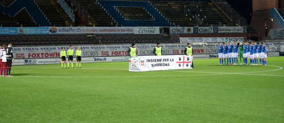 Teramo-Cosenza sarà una gara di solidarietà per la Sardegna
