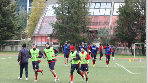 L’allenamento di oggi al Centro Sportivo Marca: forza, tecnica e tattica