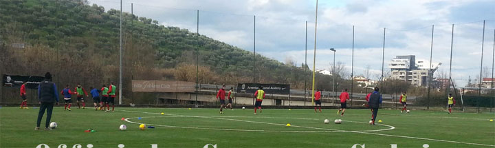 La doppia seduta di allenamento di oggi. Mosciaro torna col gruppo. Domani partitella a Piane Crati