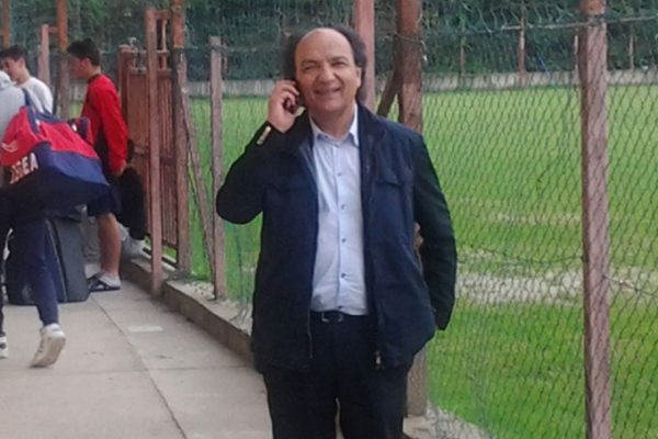 Visita a sorpresa del Presidente Guarascio a fine allenamento