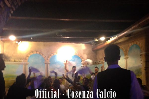 Cena sociale per festeggiare annata Cosenza Calcio
