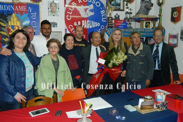Il Cosenza Calcio in visita al Centro Coordinamento Club