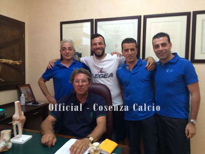 Cosenza Calcio, De Angelis va di corsa. Il “falco” ringrazia il dottor Bergamo