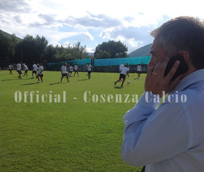 Cosenza Calcio, prima seduta di allenamento a Norcia
