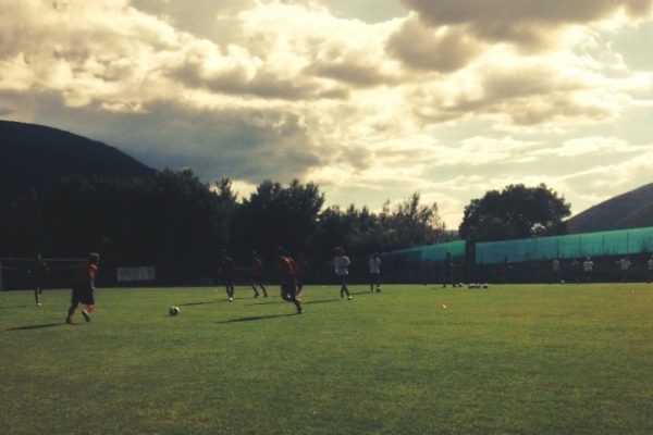 Cosenza Calcio, a Norcia ancora test atletici al mattino. Nel pomeriggio possesso palla e partitine
