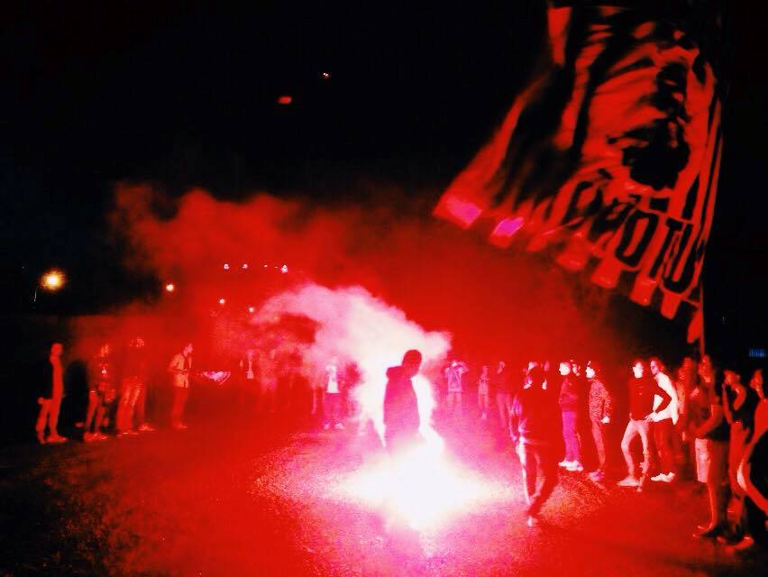 Catanzaro-Cosenza, l’accoglienza dei tifosi