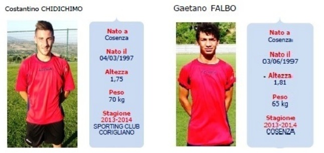 Cosenza, due talenti convocati per la Nazionale Under 18 Lega Pro