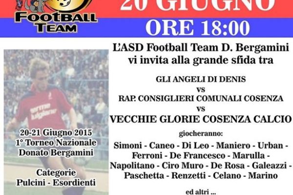 Le vecchie glorie del Cosenza Calcio di scena allo stadio San Vito