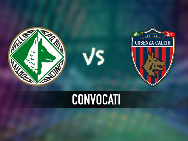 Amichevole Avellino – Cosenza. L’elenco dei convocati.