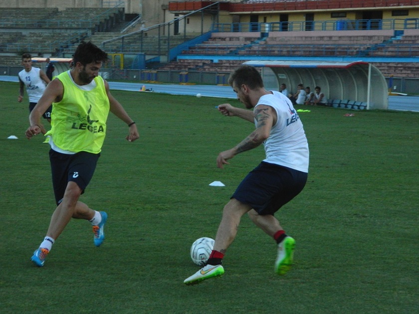 Ripresa degli allenamenti. Fermi Arrighini, Criaco, Statella e Bilotta.