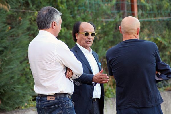 Allenamento tra San Vito e Sanvitino, il presidente Guarascio saluta la squadra