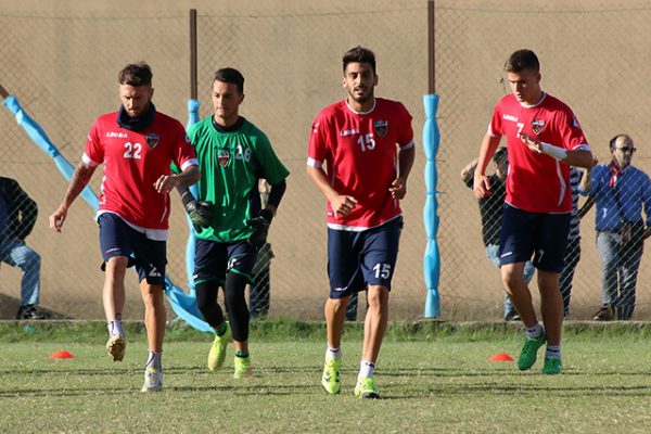 Ultimo allenamento prima della Casertana