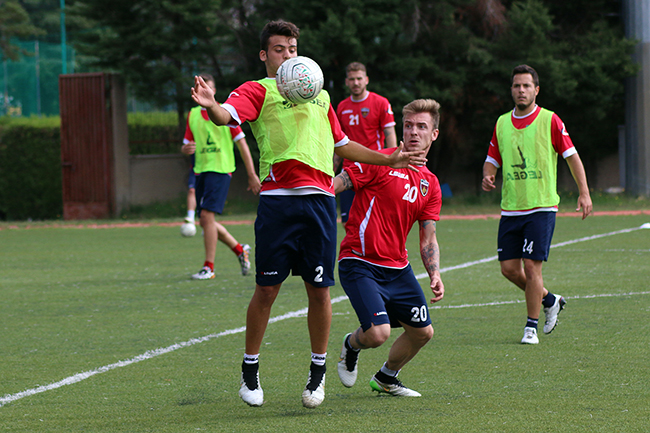 Unica seduta al Marca per il Cosenza