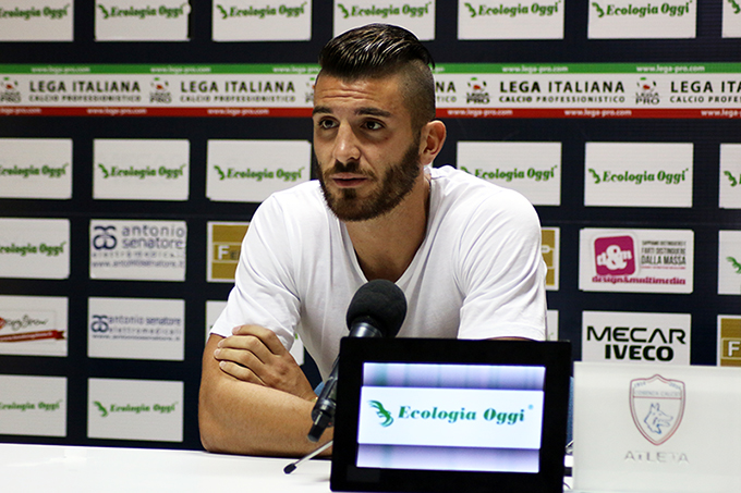 Pinna: “Tre punti meritati con la Casertana, dobbiamo iniziare a fare risultato anche in trasferta”