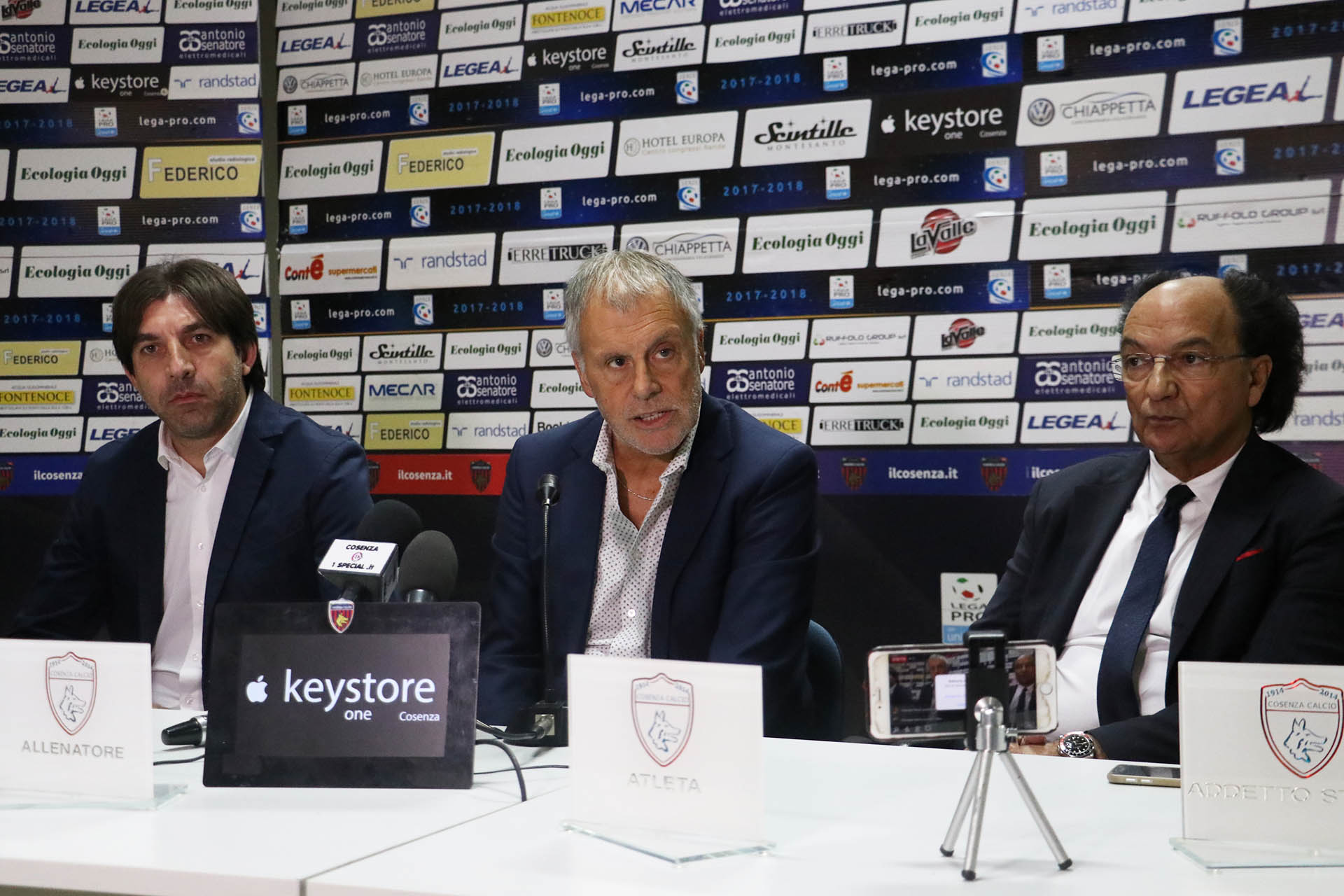 Conferenza stampa di Presentazione per Mister Braglia: «Venderemo cara la pelle!»