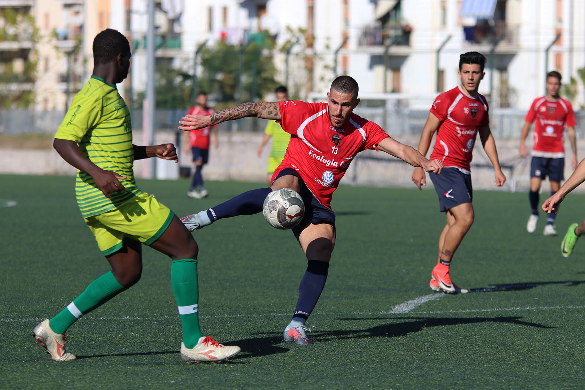 Allenamento congiunto col Roggiano, 9 – 1 il finale