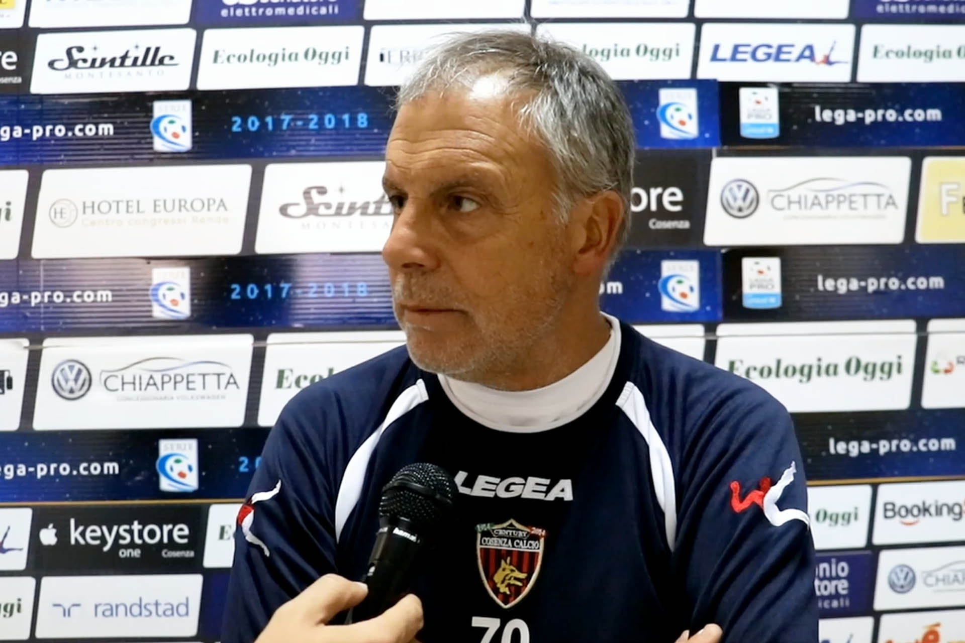 Mister Braglia: «Ora bisogna fare risultato»