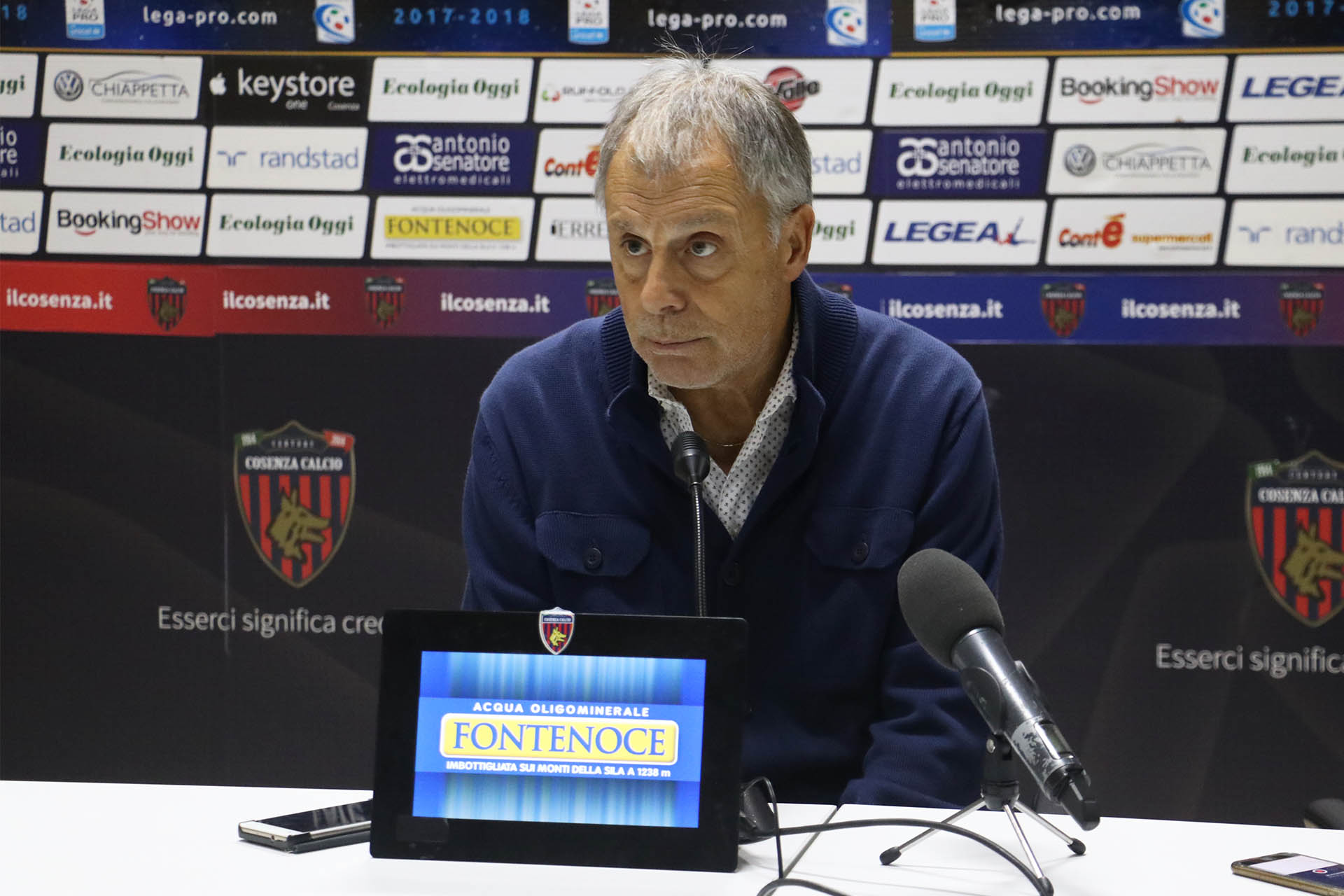 Mister Braglia: «Bisogna solo chiedere scusa ai tifosi»