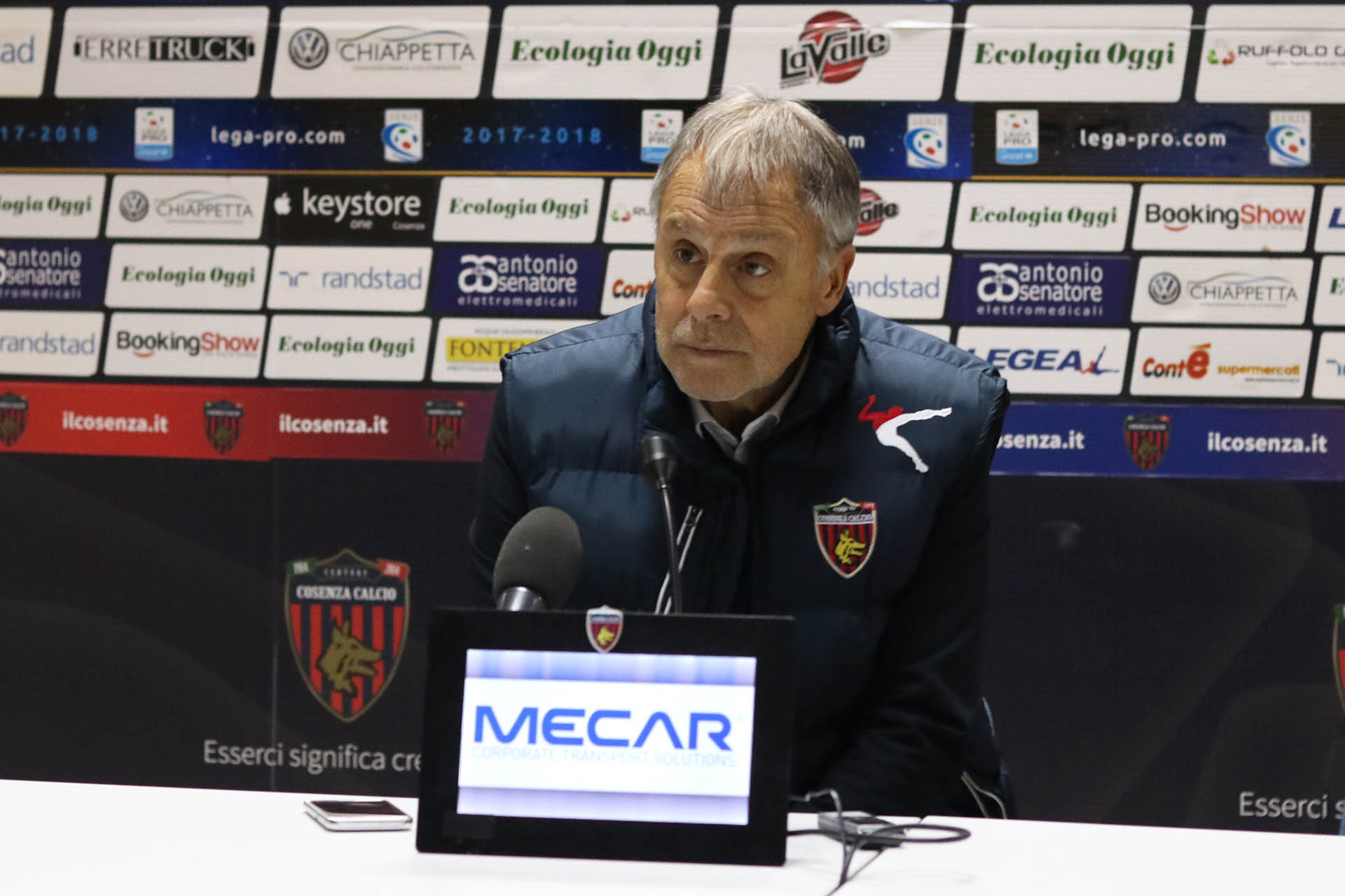 Mister Braglia: «Vorrei vedere lo stadio pieno ogni domenica»
