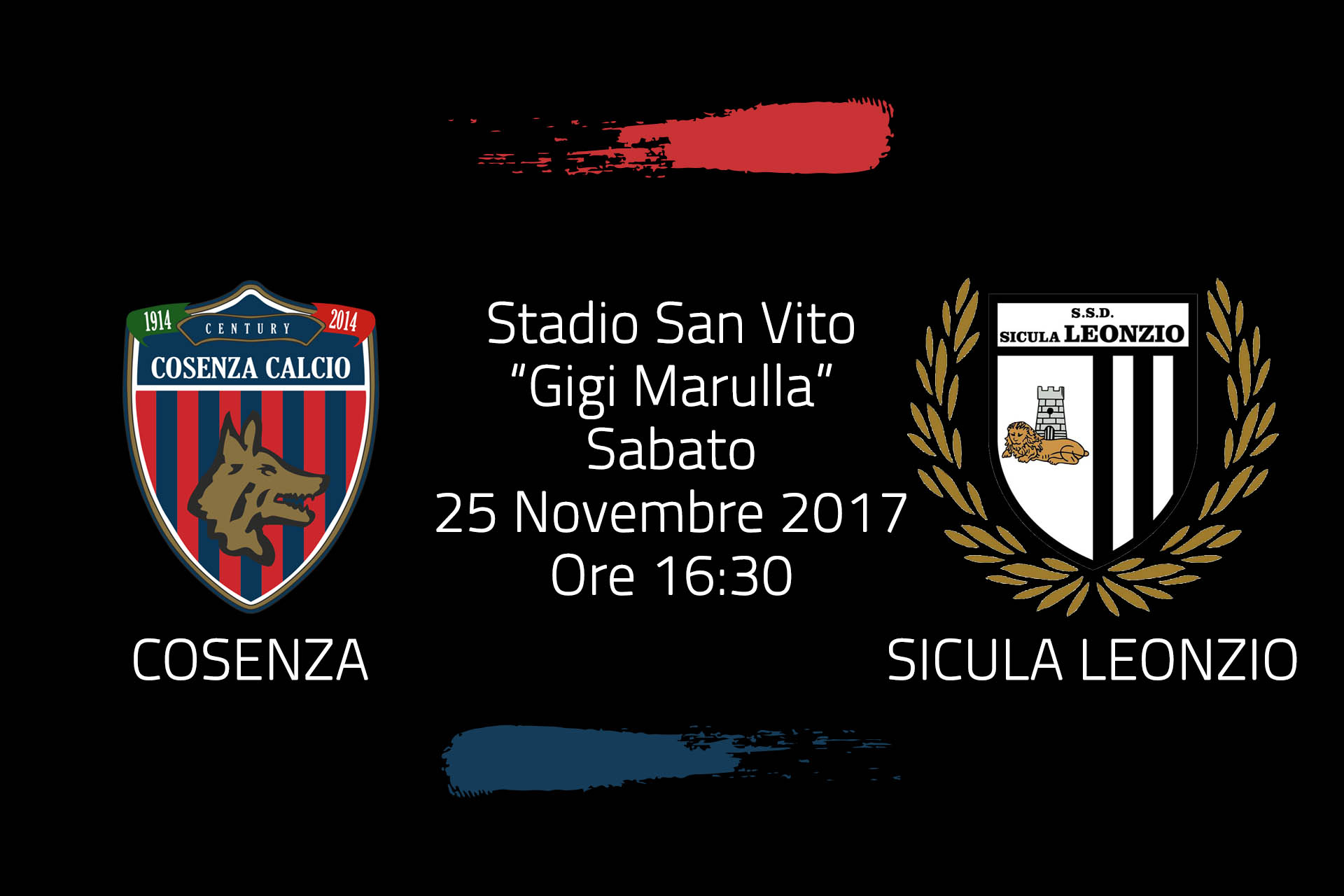 Cosenza – Sicula Leonzio, cambia l’orario