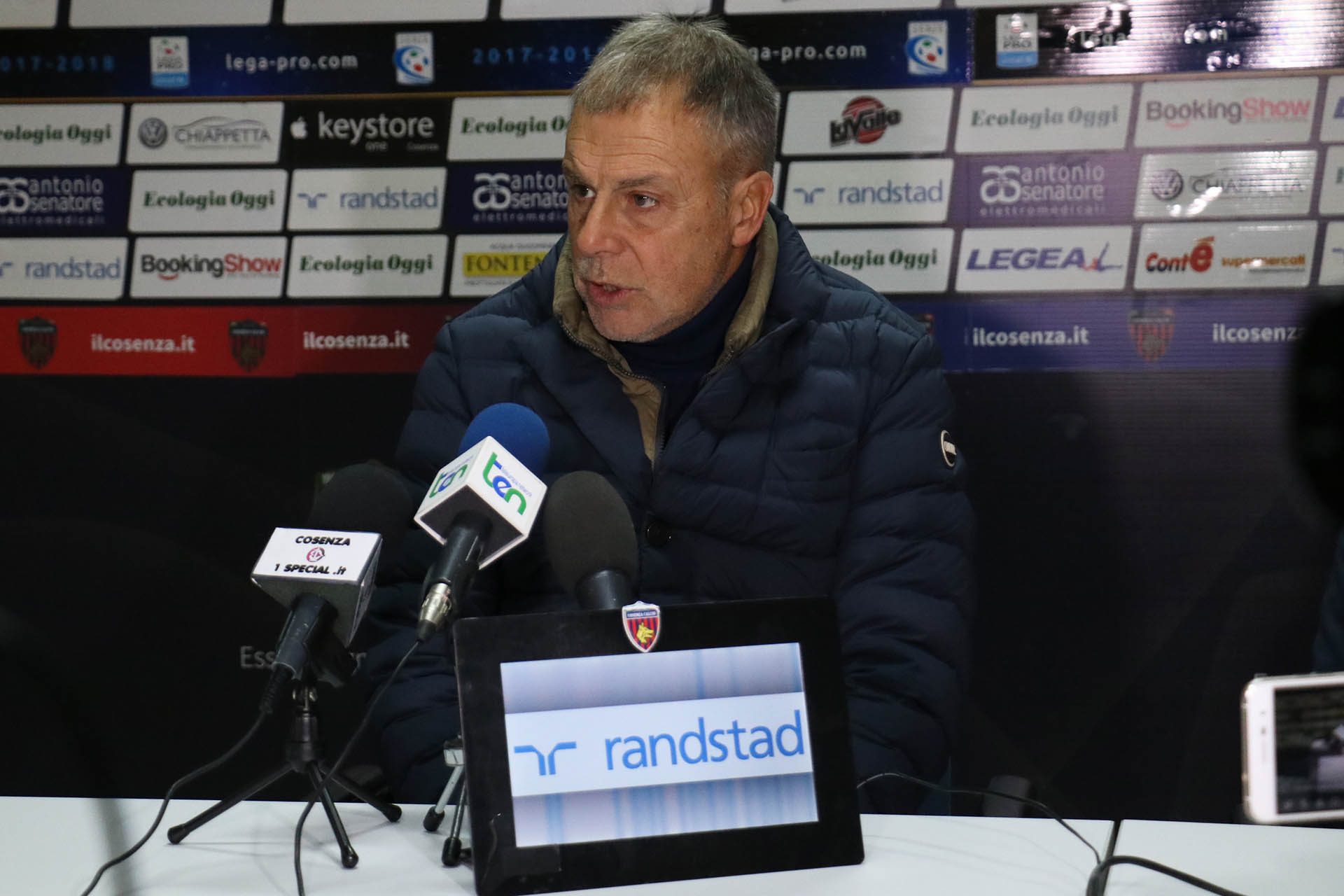 Mister Braglia: «Faremo la nostra partita»