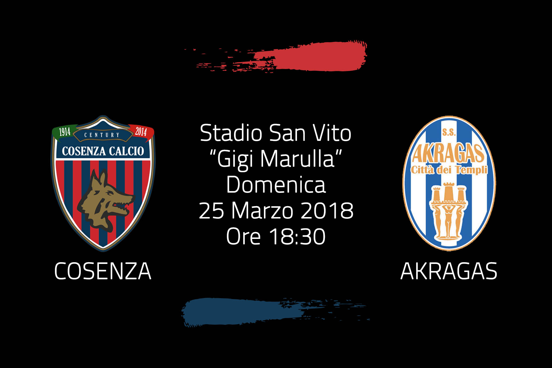 Cosenza – Akragas, info tagliandi