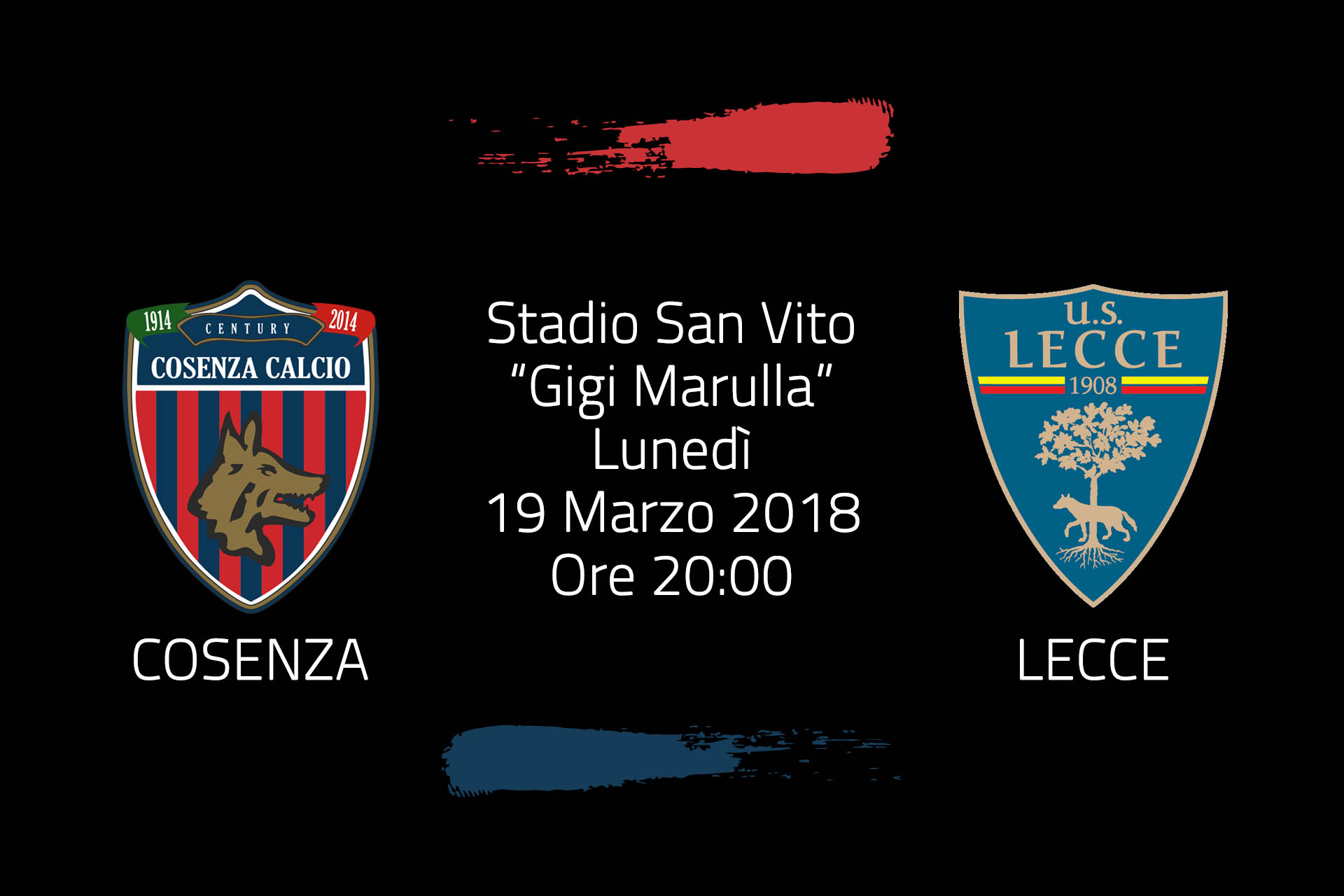 Cambio data per Cosenza – Lecce