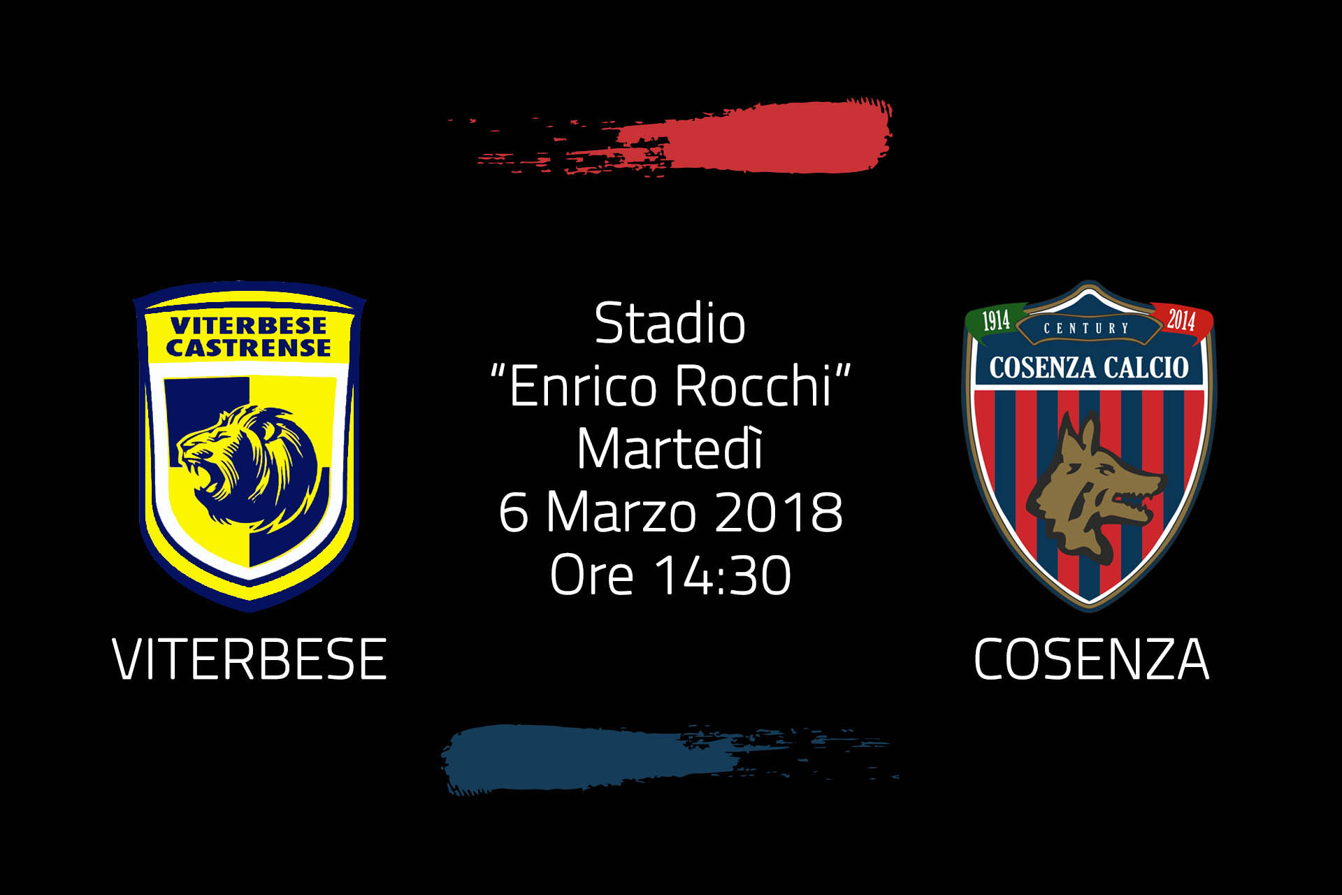MATCH CENTRE | Viterbese – Cosenza 3 – 1