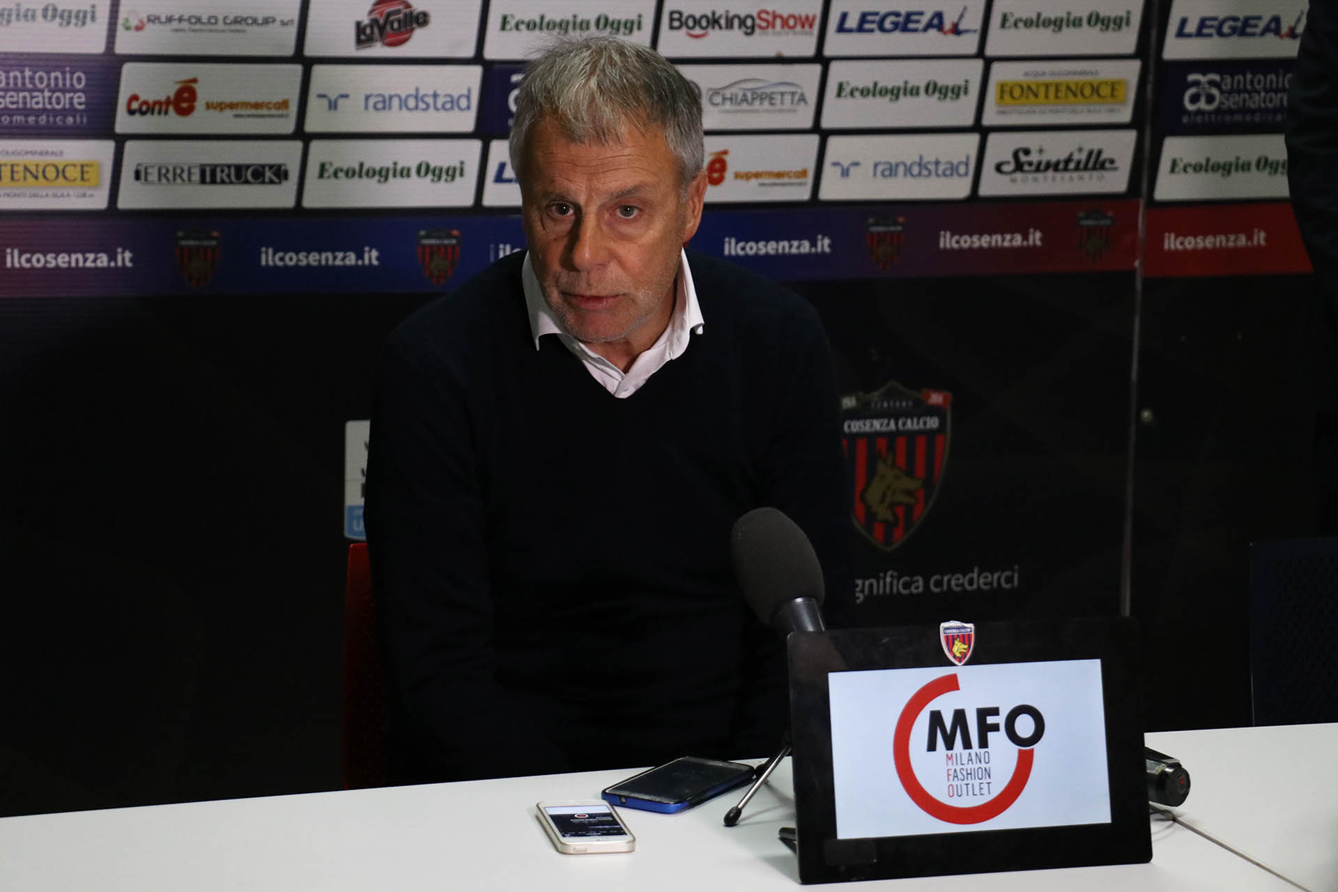 Mister Braglia: «È solo colpa mia»