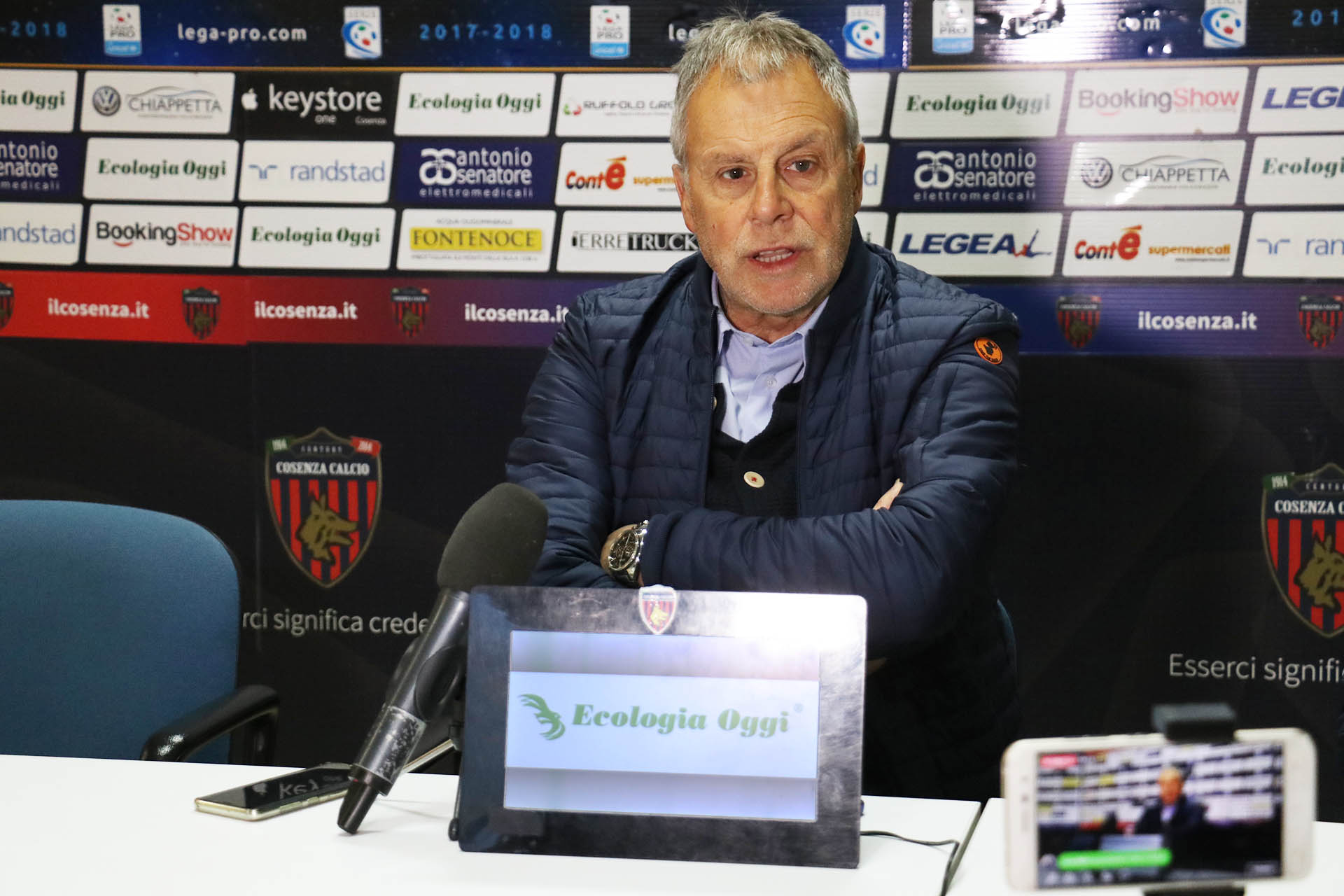 Mister Braglia: «Vittoria dedicata ai tifosi»