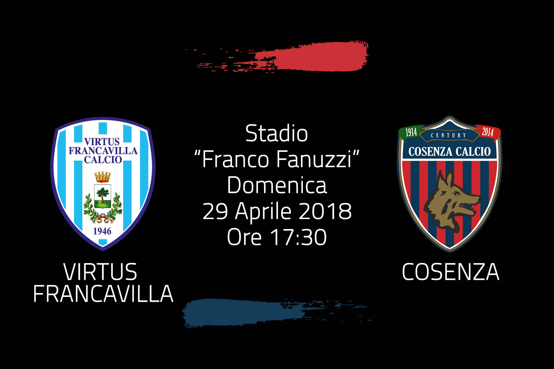 MATCH CENTRE | Virtus Francavilla – Cosenza 1 – 5
