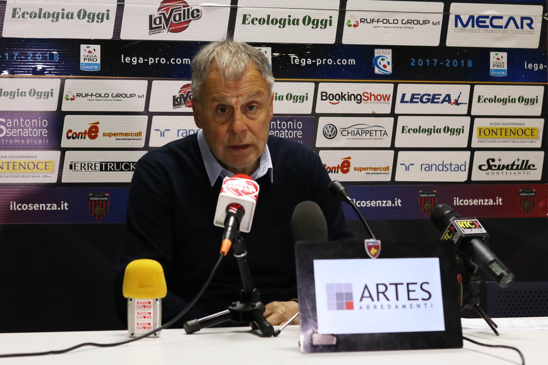 Mister Braglia: «Ai miei ragazzi solo complimenti»