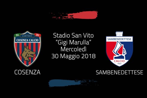 Play-off, ai quarti di finale sarà Cosenza – Sambenedettese!