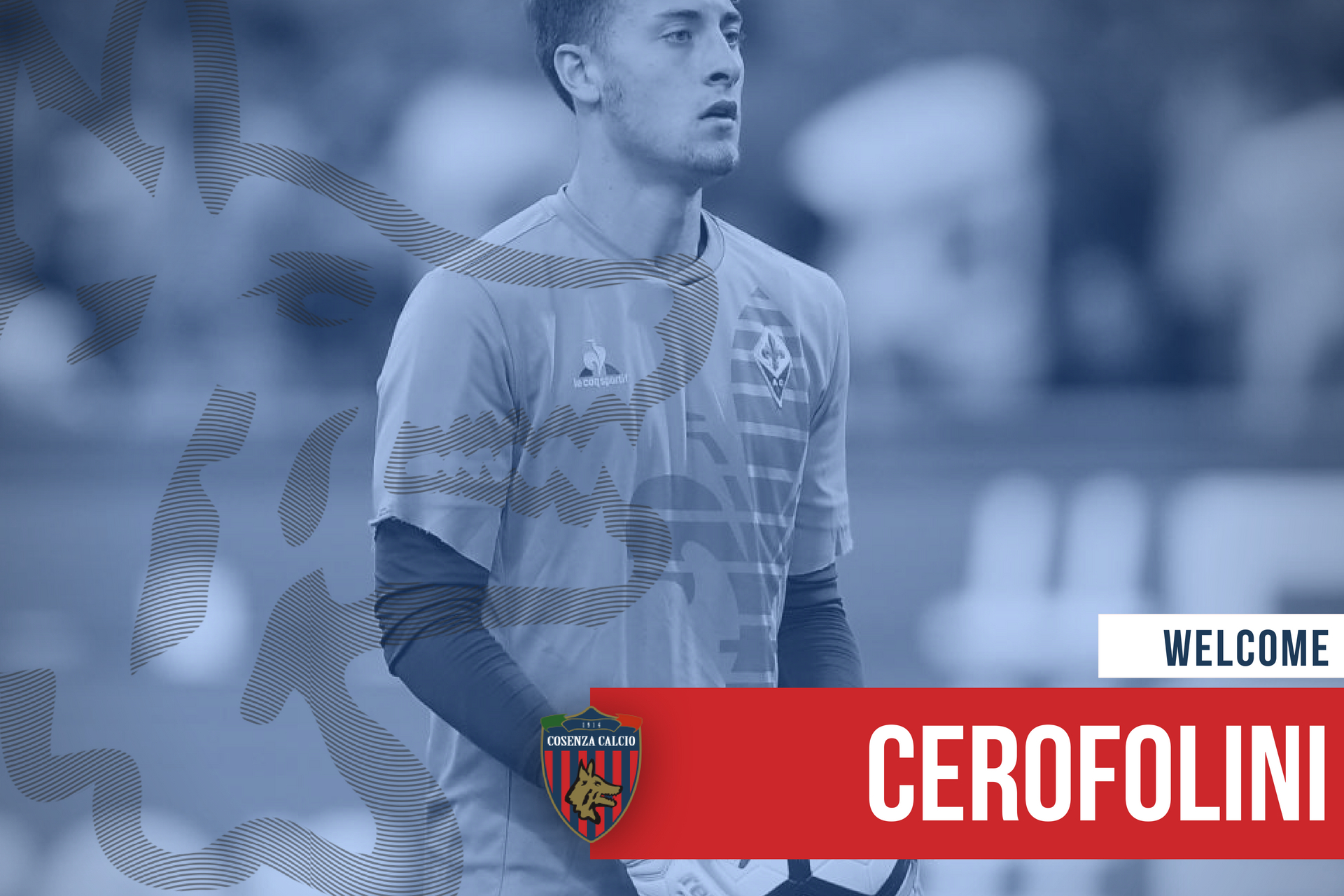 Michele Cerofolini è un giocatore rossoblù
