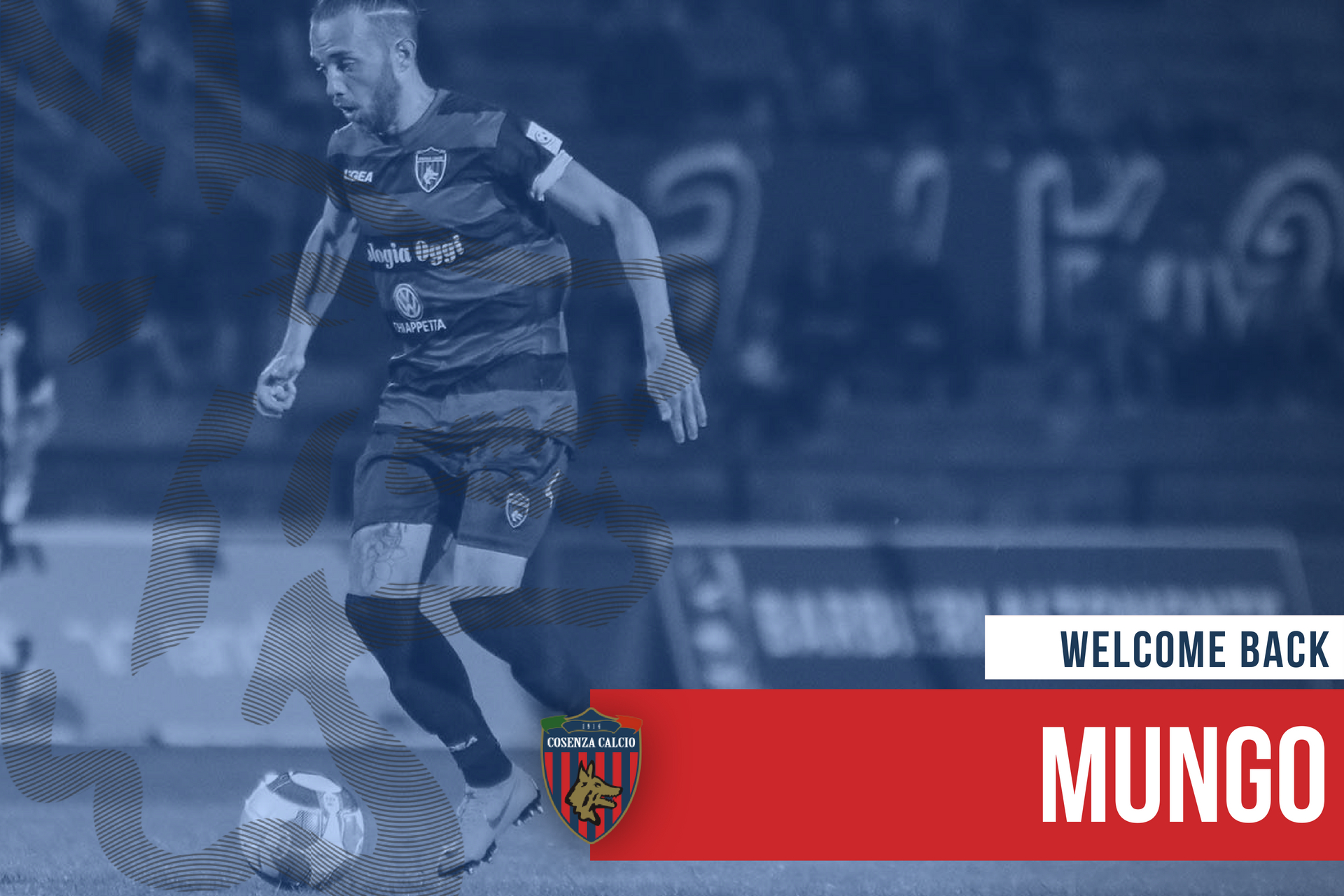Domenico Mungo ancora in rossoblù!