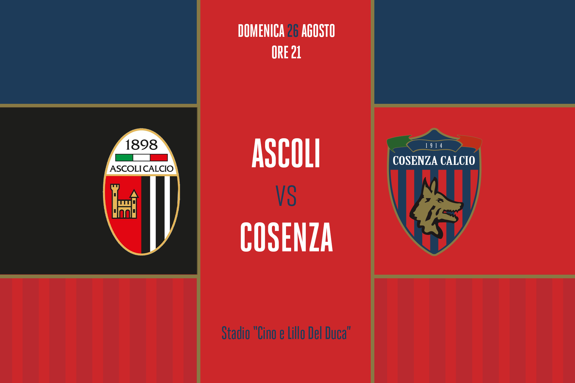 MATCH CENTRE | Ascoli – Cosenza 1-1