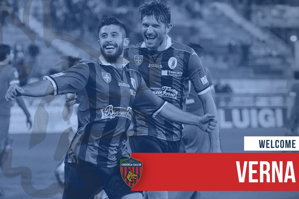 Luca Verna è un nuovo calciatore del Cosenza