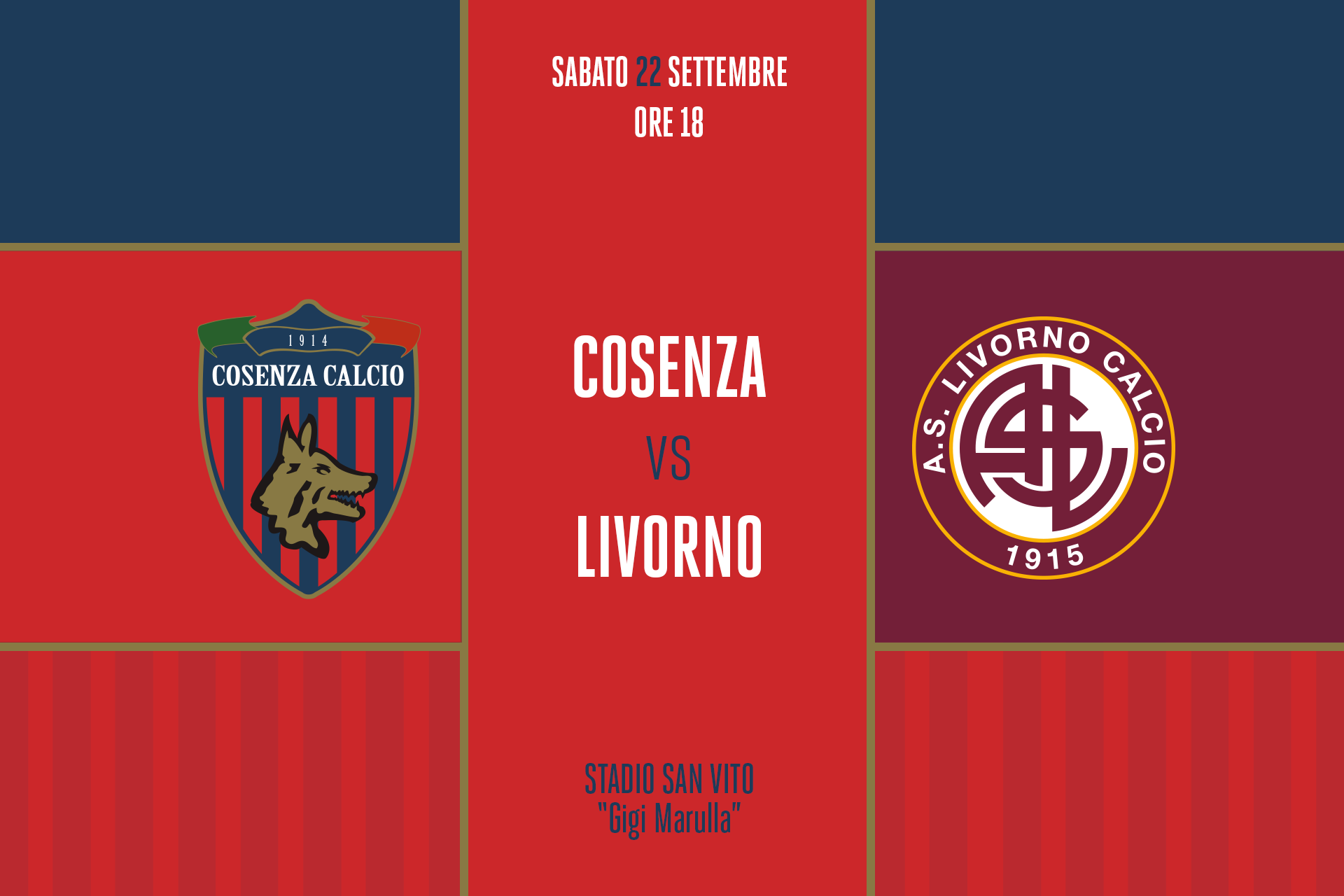 MATCH CENTRE | Cosenza – Livorno 1-1