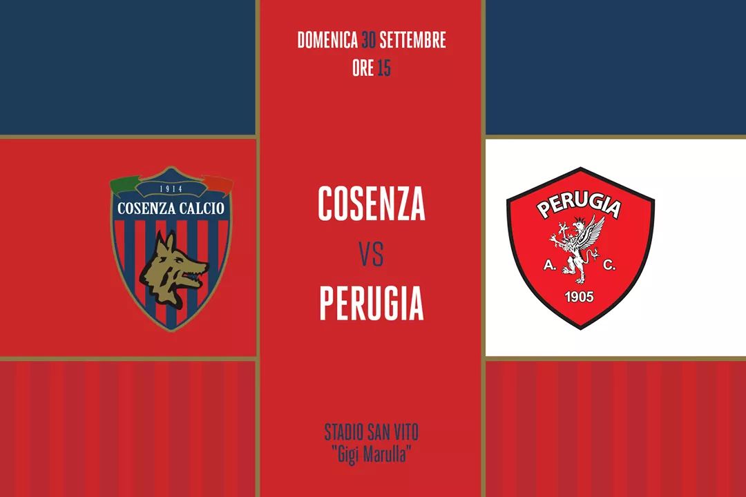 MATCH CENTRE | Cosenza – Perugia 1-1