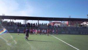 La gioia dei Lupacchiotti a fine partita