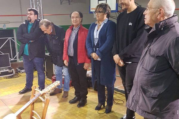 Il Cosenza Calcio all’inaugurazione del club “Andrea Arcuri”