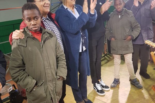 Il Cosenza Calcio all’inaugurazione del club “Andrea Arcuri”