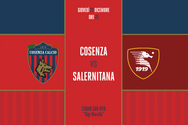 Cosenza – Salernitana, info tifosi ospiti